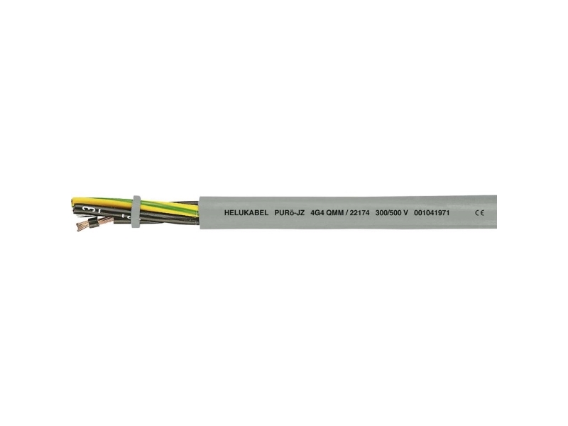 Helukabel PURö-OZ Ohjauskaapeli 2 x 0,50 mm² Harmaa 22100-500 500 m