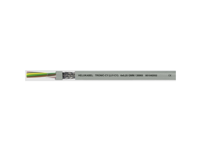 Helu 20005-500 Datakabel Liycy 6 X 0,14 Mm² Grå 500 M