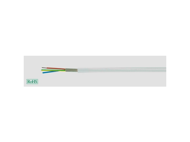 HELU 39050-500 Installationskabel NYM-J 1 G 1.5 mm² Grå 500 m