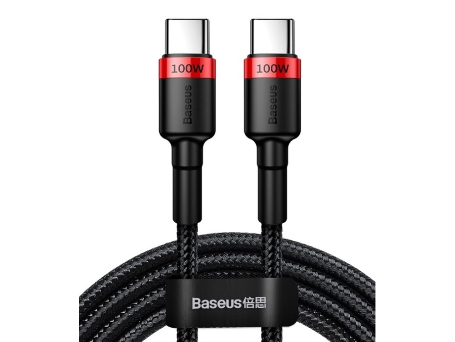 Baseus Catklf-Al91, 2 M, Usb C, Usb C, Sort
