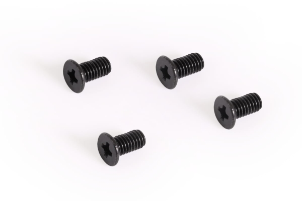 Alphacool 10193, Skrue, Flad, M6, Ph (Phillips), Sort, Ce, Fc, Rohs