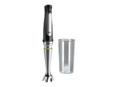 Braun Mq 7000X, Pürierstab, 0,6 L, 1,2 M, 1000 W, Schwarz, Satinierter Stahl