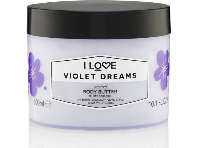 I Love Scented Body Butter Feuchtigkeitsspendende Body Butter Violet Dreams 300 Ml (8003227Hurt)