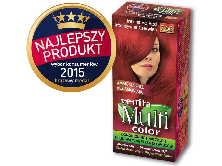 Multicolor Care Hair Dye 7.66 Intense Red