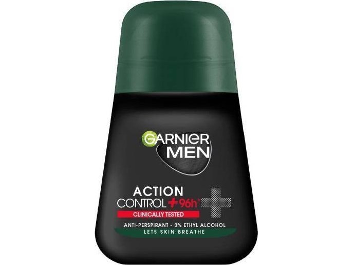 Garnier Men Action Control Deodorant Roll-On 96H+ Clinically Tested 50 Ml