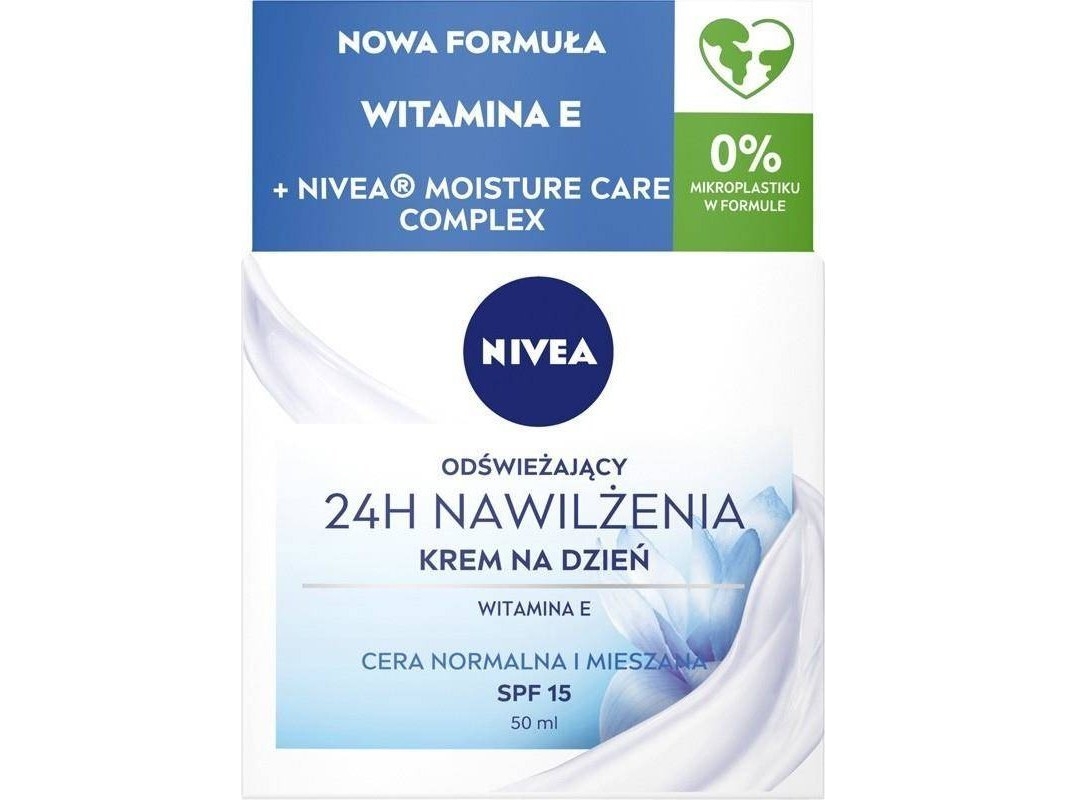 Nivea_24H Hydrating Refreshing Day Creme Spf15 Für Normale Bis Mischhaut 50Ml