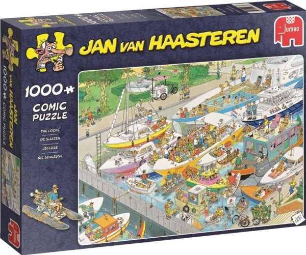 Jan Van Haasteren Die Schleuse 1000 Teile, 1000 Stück(E), Comics, 12 Jahr(E)