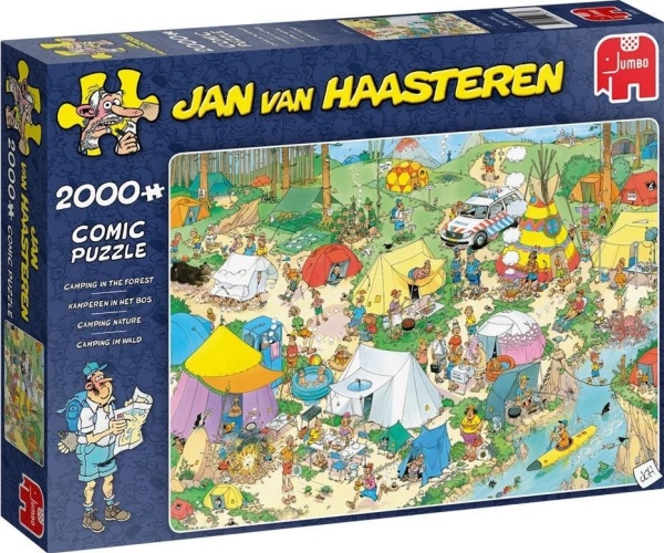 Jan Van Haasteren Camping The Forest 2000 Pcs 2000 Stk Tegneserier