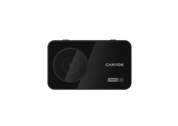 DVR25GPS, 3,0'''' IPS (640x360), berøringsskjerm, WQHD 2,5K 2560x1440@60fps, NTK96670, 5 MP CMOS Sony Starvis IMX335 bildesensor, 5 MP kamera,