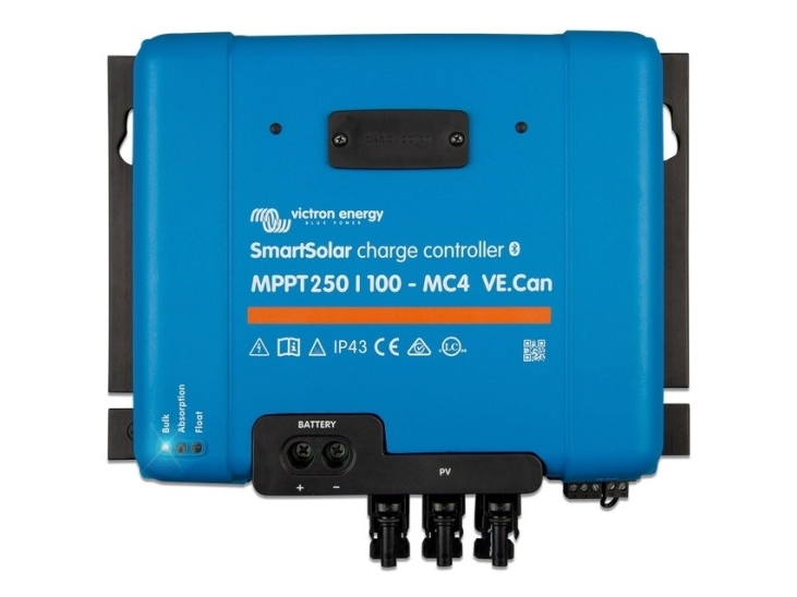 Solcelleregulator Victron Energy SmartSolar MPPT 150/100-MC4 VE.Can (12/24/36/48 V)