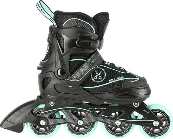 Nils Extreme Rollschuhe Na11008 Freizeit Verstellbar Schwarz Gr. 39-42
