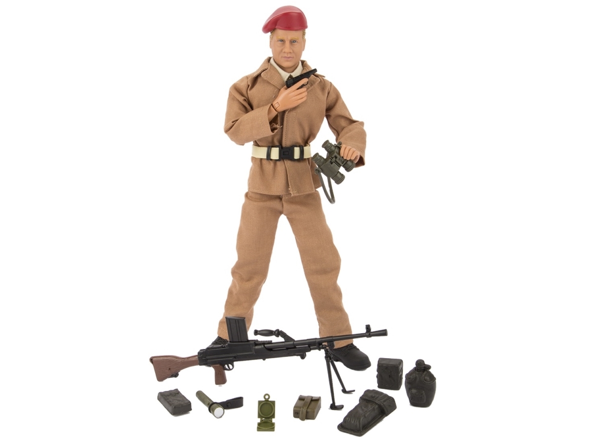 WW2 Liittoutuneiden laskuvarjorykmentin toimintafiguuri 30,5cm