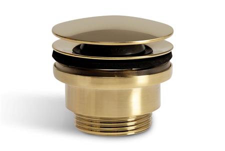 BLUE LABEL 1 1/4 pop up bottenventil borstad guld | N - A | GameStuff