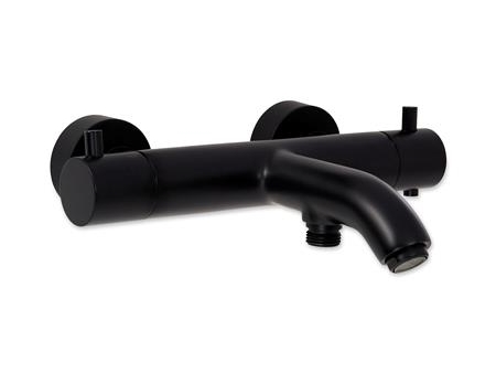 BLUE LABEL Termostatblandare för badkar och dusch - matt svart | VVS Artiklar - Badrum - Tillbehör för dusch | GameStuff