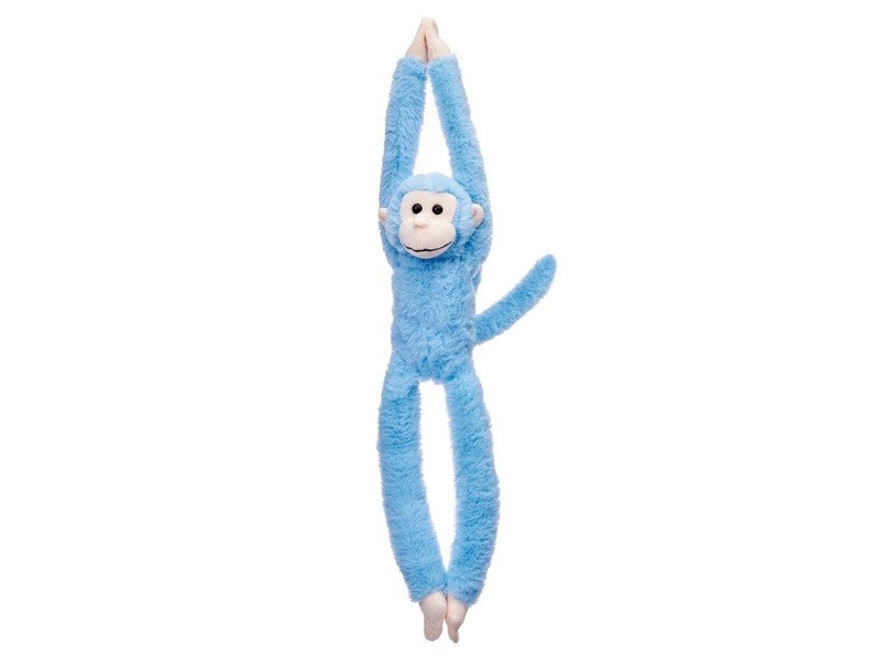 Hängender Affe Blau
