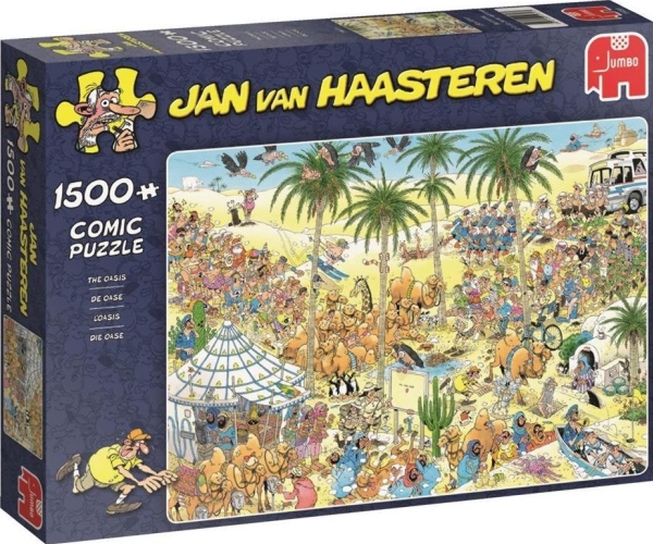 Jan Van Haasteren The Oasis 1500 Teile, 1500 Stück(E), Comics, 12 Jahr(E)