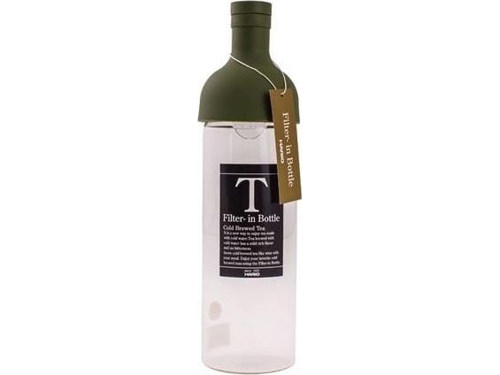 Hario Cold-Brew Filterflasche Olivgrün