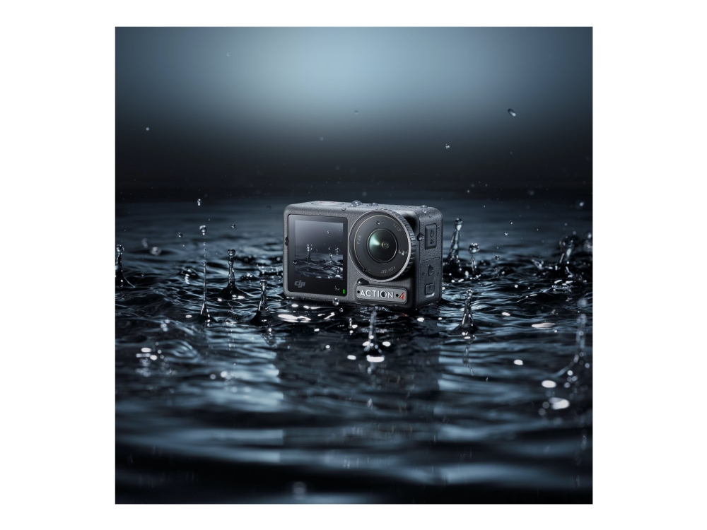 DJI Osmo Action 4 - Adventure Combo - aktionkamera - 4 K / 120 fps - Wi-Fi, Bluetooth - undervatten upp till 18 m | Foto och video - Videokamera - Videokamera för action | GameStuff