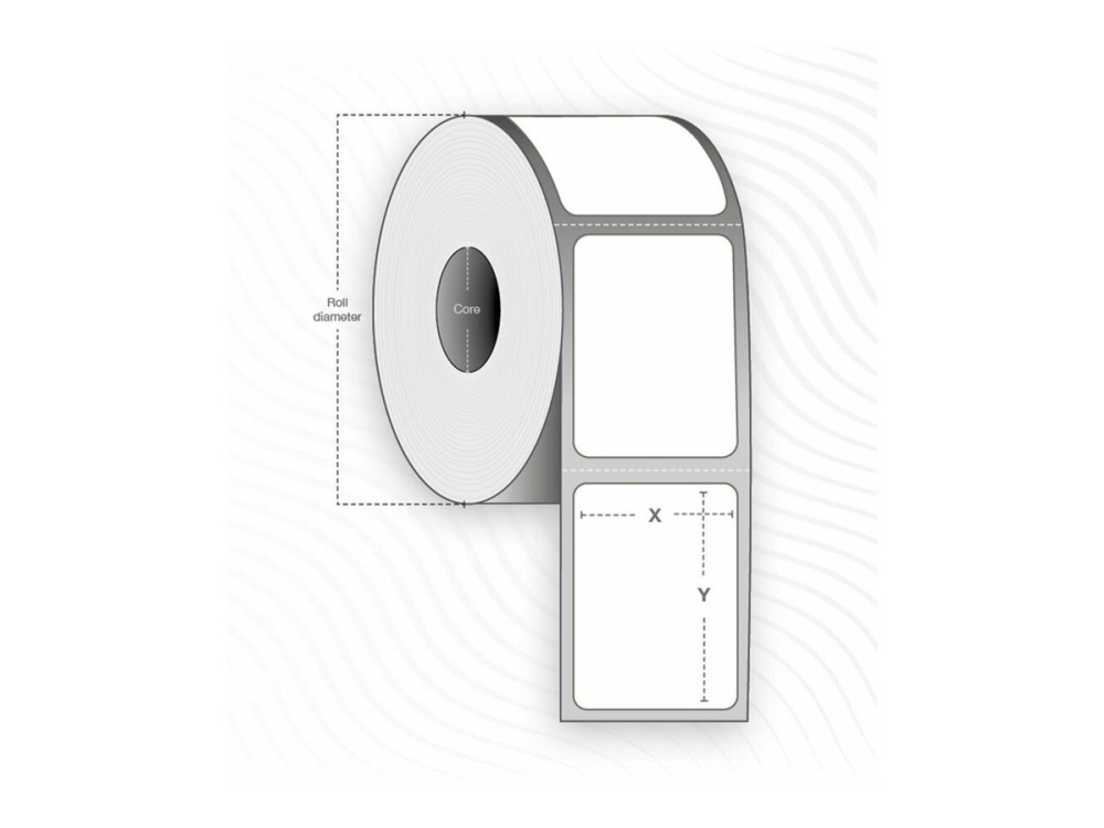 Capture - Polyester - permanent klæbemiddel - ubelagt - perforeret - hvid - 102 x 152 mm 5700 etikette(r) (12 rulle(r) x 475) etiketter (alternativ t
