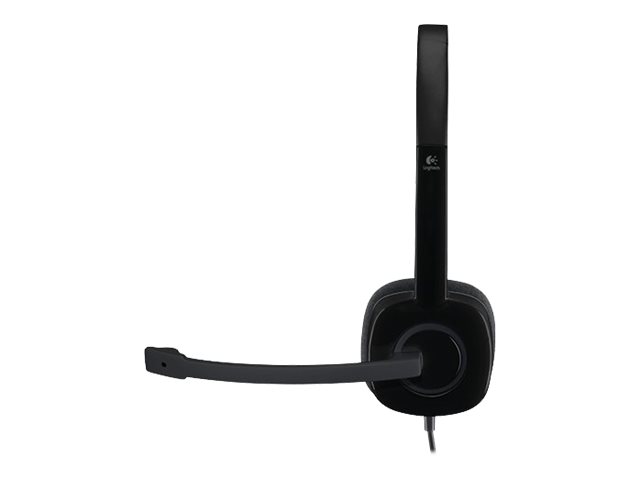 Logitech H151, Kabelgebunden, Büro/Callcenter, 20 - 20000 Hz, 80 G, Kopfhörer, Schwarz