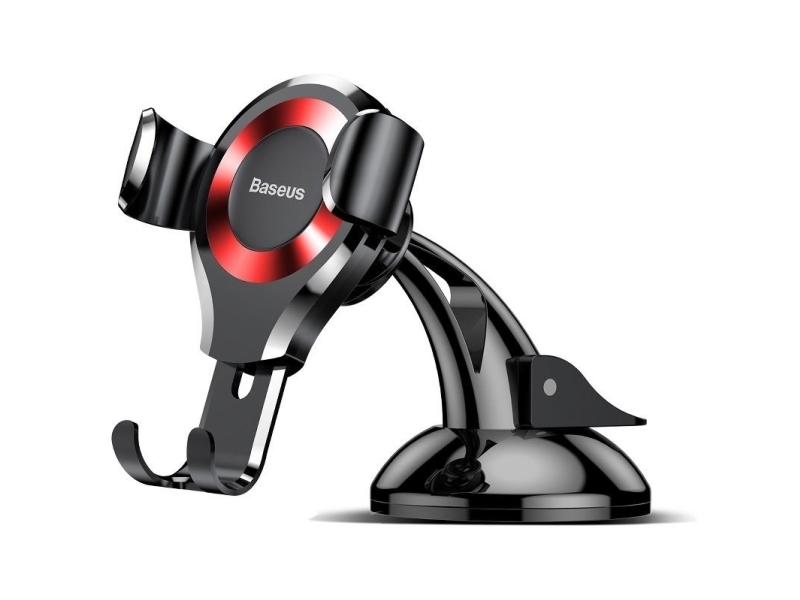 Baseus Osculum, Mobiltelefon/Smartphone, Passiv Holder, Bil, Sort, Rød