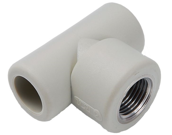 Detal-Met Pp T-Kobling 25 Mm X 3/4" - Tgw25x3/4