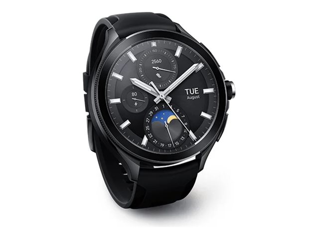 Xiaomi Watch 2 Pro Smartwatch, Schwarzes Edelstahlgehäuse Mit Schwarzem Silikonarmband