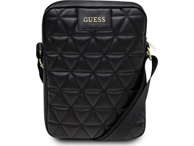 Guess Wattierte Tablet-Tasche 10" - Schwarz