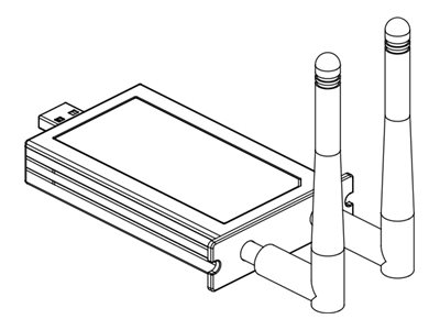 Philips Crd22 - Trådløs Adapter For Led Display - For Philips Bdl3650q, Bdl4650d
