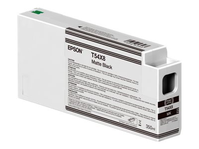 Epson T54x8 - 350 Ml - Mat Sort - Original - Blækpatron - For Surecolor Sc-P6000, Sc-P7000, Sc-P7000v, Sc-P8000, Sc-P9000, Sc-P9000v