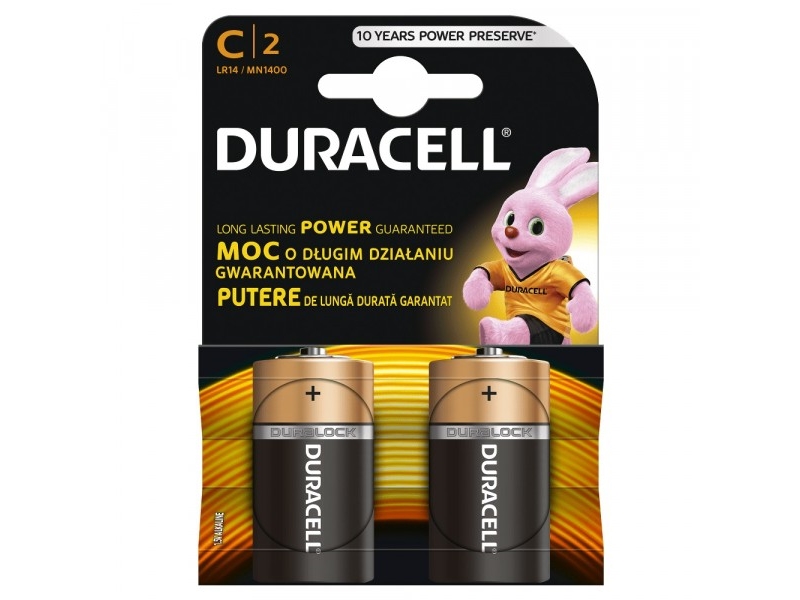 Duracell Basic Lr14/C Battery (2Pcs)V2
