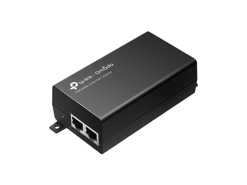 TP-Link TL-POE260S, 2,5 Gigabit Ethernet, 10,100,1000,2500 Mbit/s, IEEE 802.3ab, IEEE 802.3af, IEEE 802.3at, IEEE 802.3bz, IEEE 802.3i, IEEE 802.3u, Sort, 30 W, 100 - 240 V | Datortillbehör - Nätverk - Övriga tillbehör | GameStuff