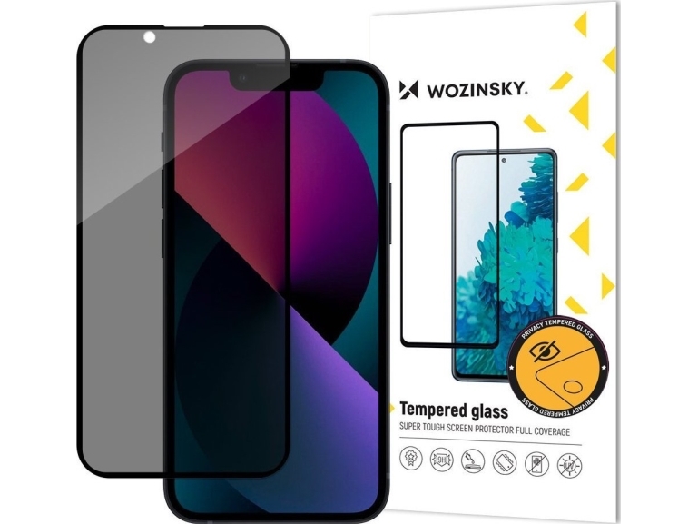 Wozinsky Wozinsky Privacy Glass Til Iphone 13 Pro Max Med Filter