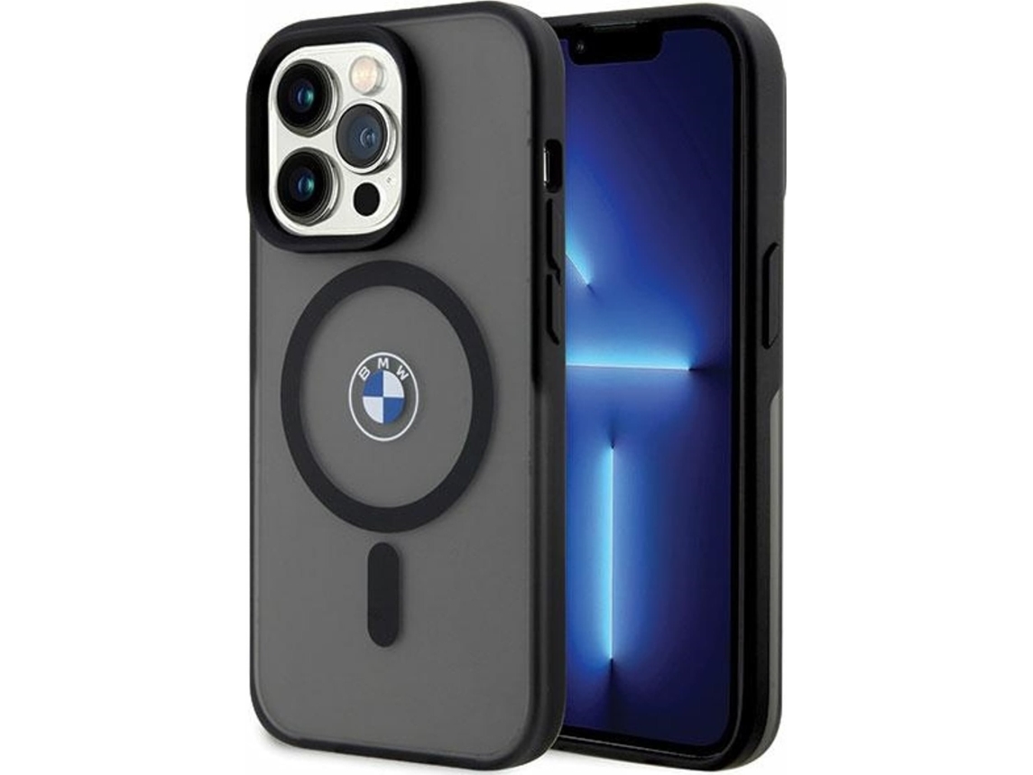 Bmw Signature Magsafe-Cover Til Iphone 14 Pro Max - Sort