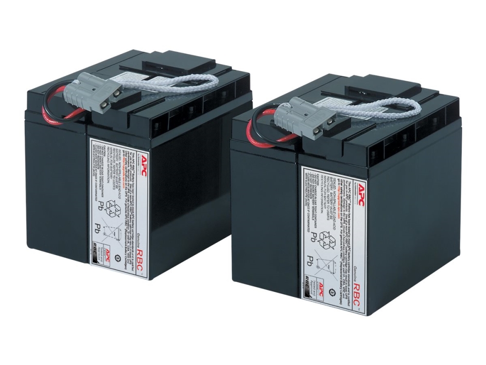 APC Replacement Battery Cartridge #55 - UPS-batteri - Bly-syra - 2-cells - svart - för P/N: SMT2200C, SMT2200I-AR, SMT2200IC, SMT3000C, SMT3000I-AR, SMT3000IC, SUA3000I-IN | Datorer & Surfplattor - UPS - Utbytesbatterier | GameStuff