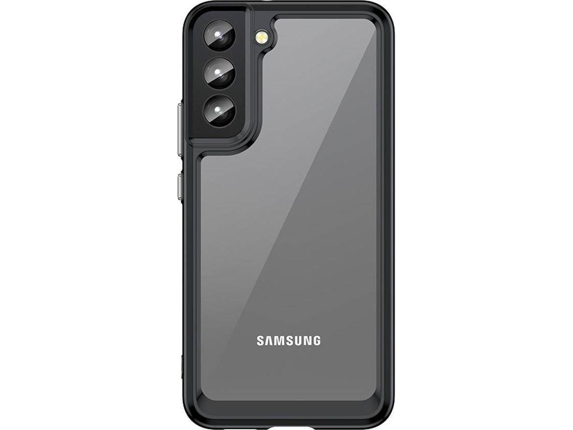 Hurtel Outer Space Case För Samsung Galaxy S22+ (S22 Plus) Styvt Fodral Med Gelram Svart