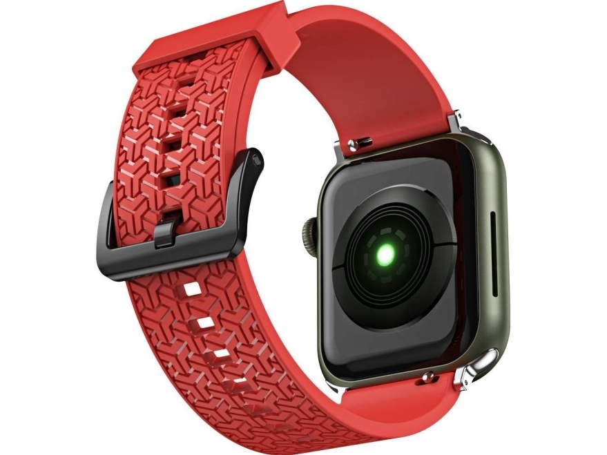 Hurtel Uhrenarmband Y Band Für Watch 7 / 6 / 5 / 4 / 3 / 2 / Se (45 / 44 / 42Mm) Uhrenarmband Band Rot