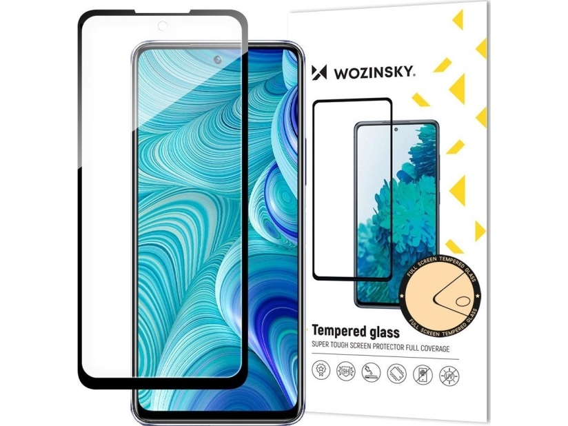 Wozinsky Wozinsky Full Glue Gehärtetes Glas Infinix Hot 11S Nfc Voller Bildschirm Mit Rahmen Schwarz (Fall Freundlich)