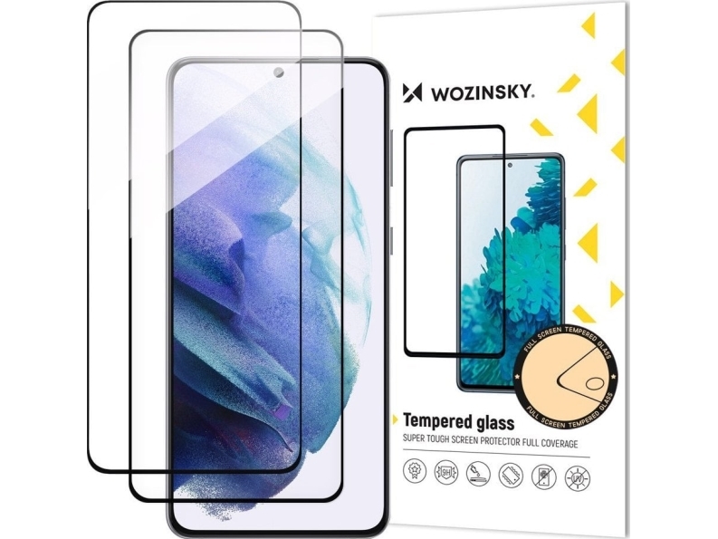 Wozinsky Full-Glue Gehärtetes Glas Panzerglas Für Samsung Galaxy S23+ 9H Mit Schwarzem Rahmen