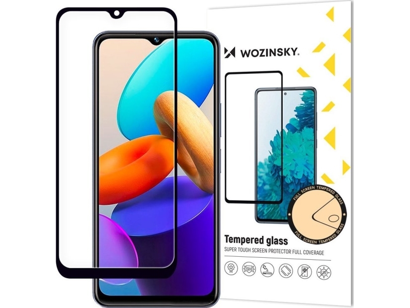 Wozinsky Full Glue Gehärtetes Glas Für Vivo Y35 / Y22 / Y22s Für Den Ganzen Bildschirm Mit Rahmen (Case Friendly) – Schwarz
