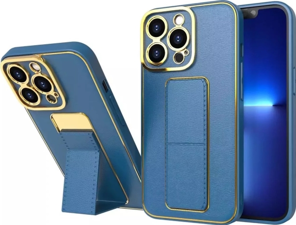 4Kom.De New Kickstand Case Für Samsung Galaxy A12 5G Mit Ständer Blau