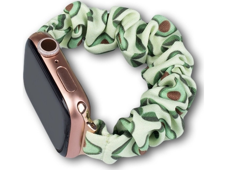 Hurtel Materiale-Urrem Til Watch 7 / 6 / 5 / 4 / 3 / 2 / Se (45 / 44 / 42Mm), Armbånd Med Gummirem, Avocado