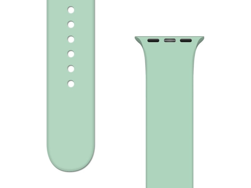 Hurtel Silicone Strap Aps Silikone Rem Til Watch Ultra / 8 / 7 / 6 / 5 / 4 / 3 / 2 / Se (49/45/44/42Mm) Armbåndsrem Lys Grøn