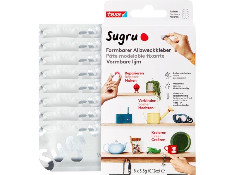 tesa Sugru støbbar universalklæbemiddel 8s hvid