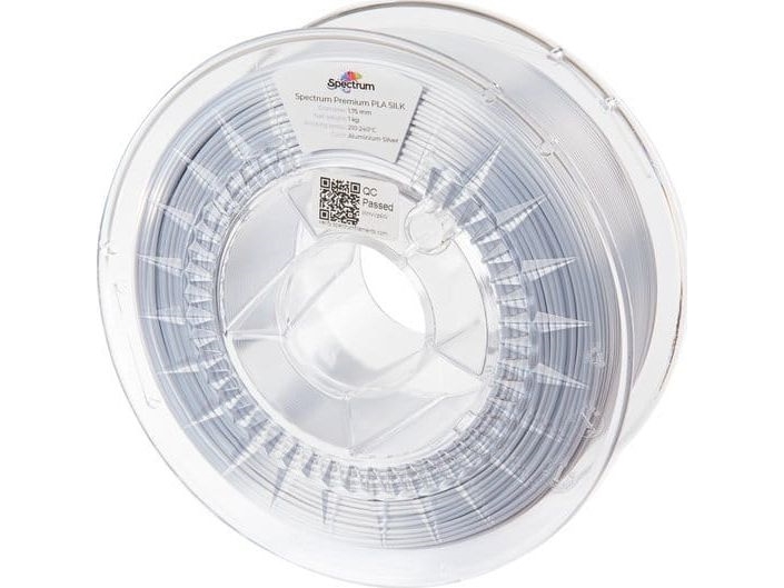 Spectrum 3D Filament Pla Silk 175Mm Aluminium Silber 1Kg