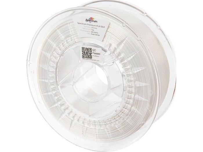 Spectrum Filaments 80448 Pla Silk Filament Pla Silk Lustrous 1.75 Mm 1000 G Perlweiß, Weiß, Perlweiß 1 St