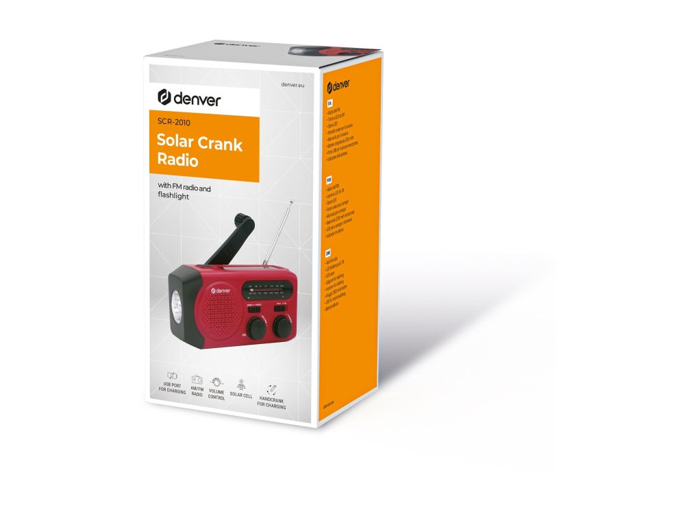 Radio Med Vev Och Solcellsuppl