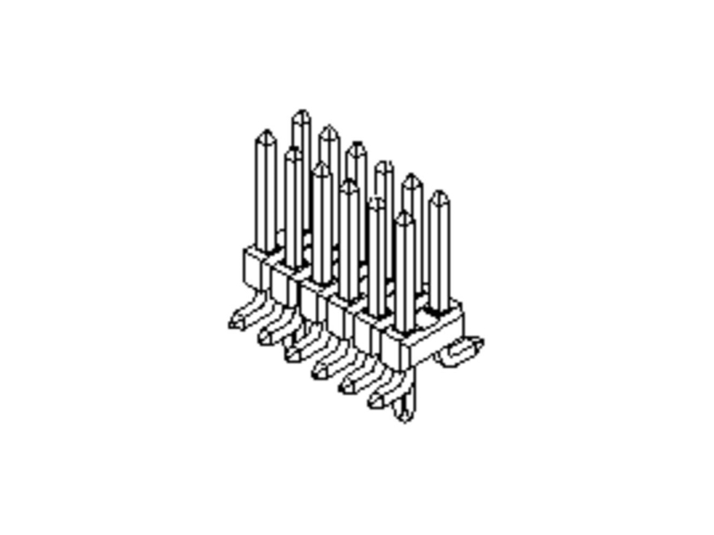 Molex Indbygningsstiftliste (Standard) 15911241 1 Stk Tube