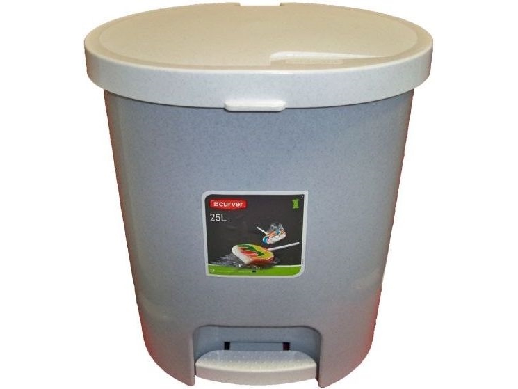 Mülleimer Mit Pedal Curver 25L Grau (Cur000145)