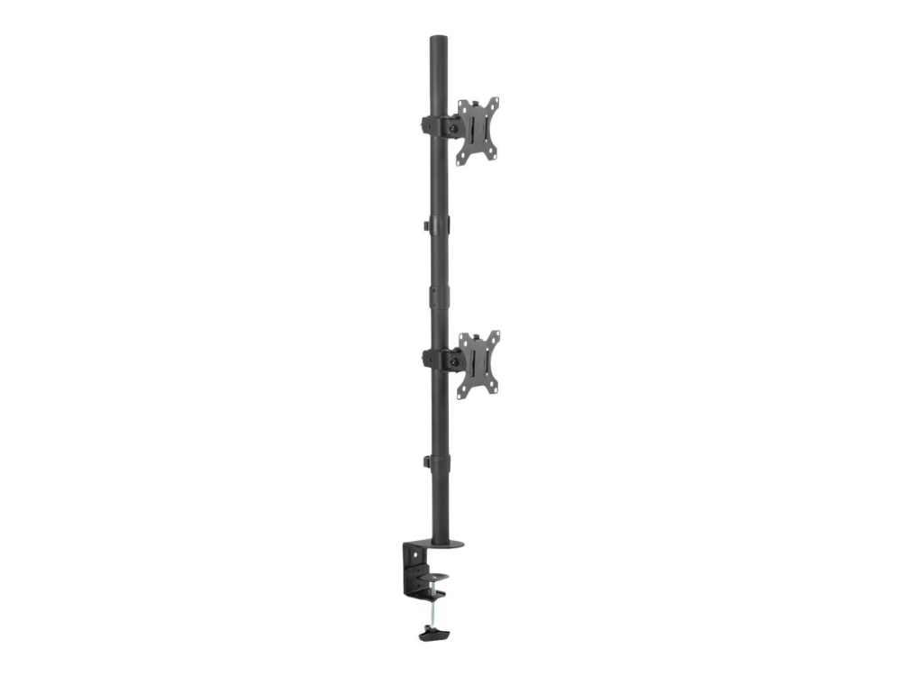 Digitus Da-90438 - Standfuß - Für 2 Lcd-Displays / Gebogene Lcd-Displays - Klemm- Oder Ösenbefestigung - Stahl, Kunststoff - Mattschwarz - Bildschirm